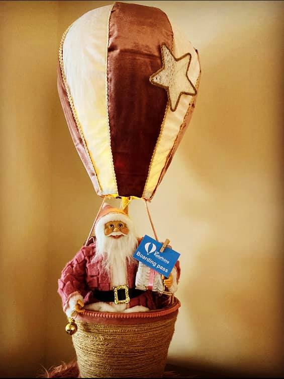 Kerst en Nieuwjaar cadeaubon ballonvaart kerst en Nieuwjaarscadeau