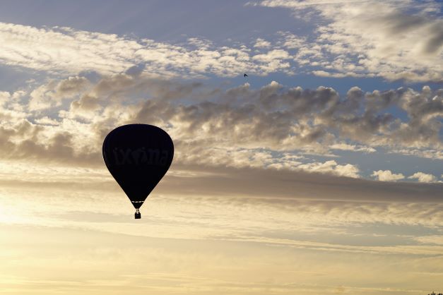 luchtballon schaduw