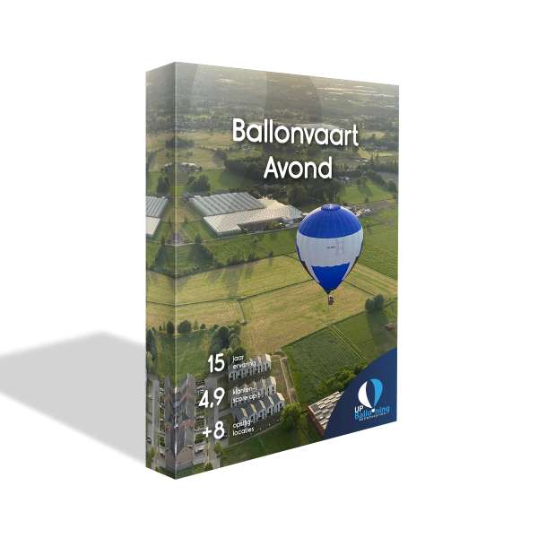 ballonvaart in de avond met Up ballooning
