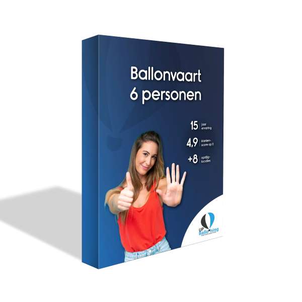 ballonvaart voor 6 personen steeds een leuk idee om te doen!